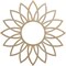Ekena Millwork Daisy Wood Fretwork Pierced Ceiling Medallion, Birch, 28"OD x 9 3/4"ID x 1/4"T CMWP28X28X0250DABI - alternate 1